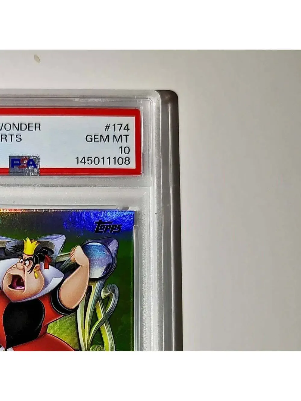 Queen of Hearts 2025 Topps Disney Wonder #174 Card Alice in Wonderland PSA 10